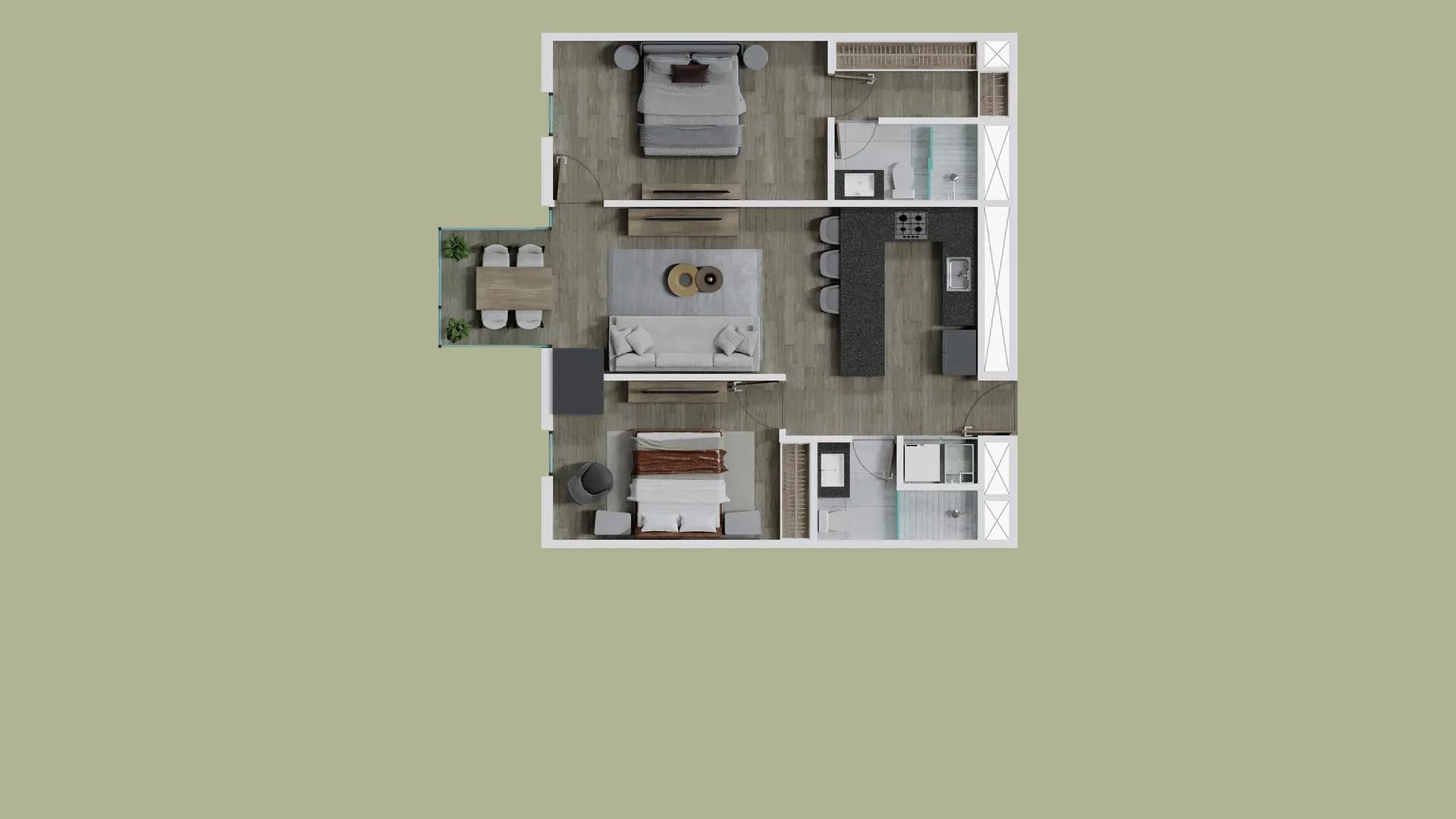 Tipo 07 | 2 Recámaras